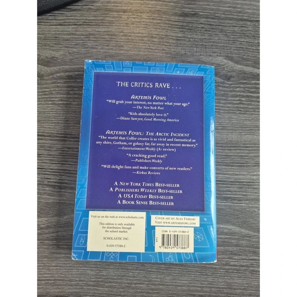 Artemis Fowl: The Eternity Code Paperback 1st Edition By Eoin Colfer 2005 GOOD!!
